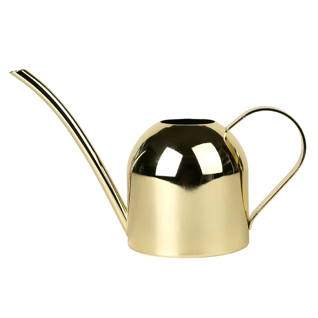 

Long Mouth Water Can Stainless Steel Watering Pot Garden Flower Plants Watering Cans 500ML /1000ML Meaty Bonsai Garden Tool