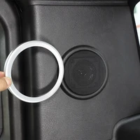 for hummer h2 2003 2007 aluminum alloy silver car trunk horn ring decorative sticker car interior accessories