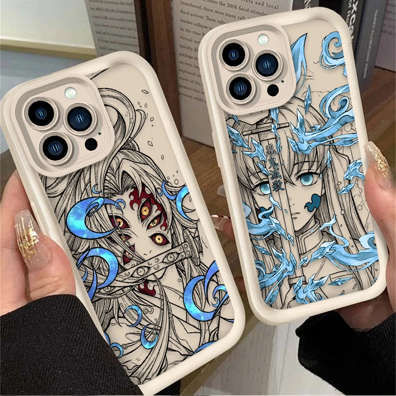 Фото Популярный чехол для телефона Xiaomi Redmi Note 15 14 13 12s 12 11 10 9s 9 8 7 A5 Pro Plus 4G 5G, мягкий, с принтом «Демон Слэйерс» Муичиро Кокушибо №1