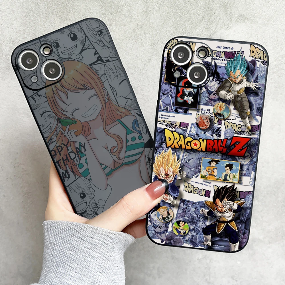 

ONE PIECE Tokyo Animation Phone Case For Apple iPhone 11 12 13 Pro Max 12 13 Mini X XR XS Max SE 2020 6 7 8 Plus Back Soft