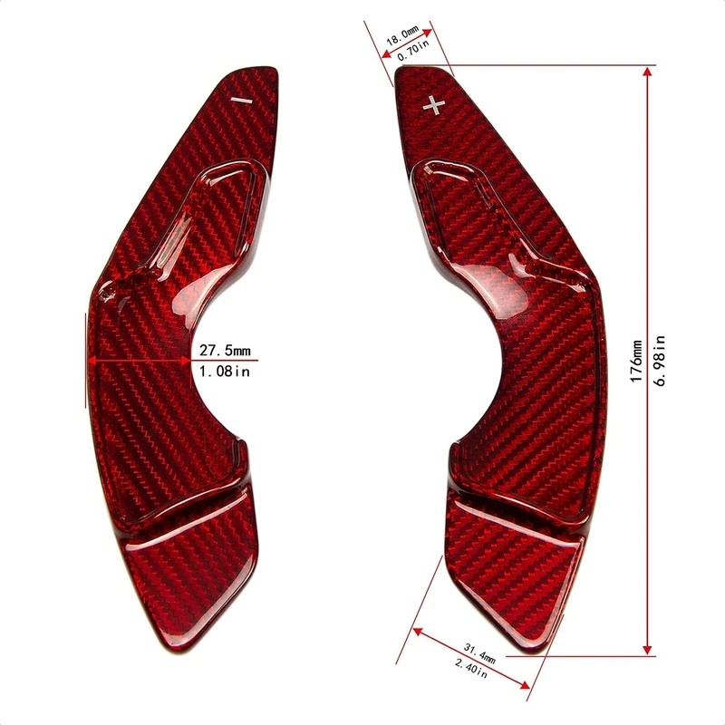 Весла переключения рулевого колеса автозапчасти аксессуары для Lexus IS Red