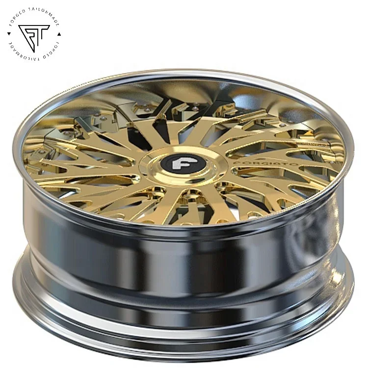 Алюминиевые 5X127 пользовательские диски Forgiato хромированные глубокие вогнутые 26