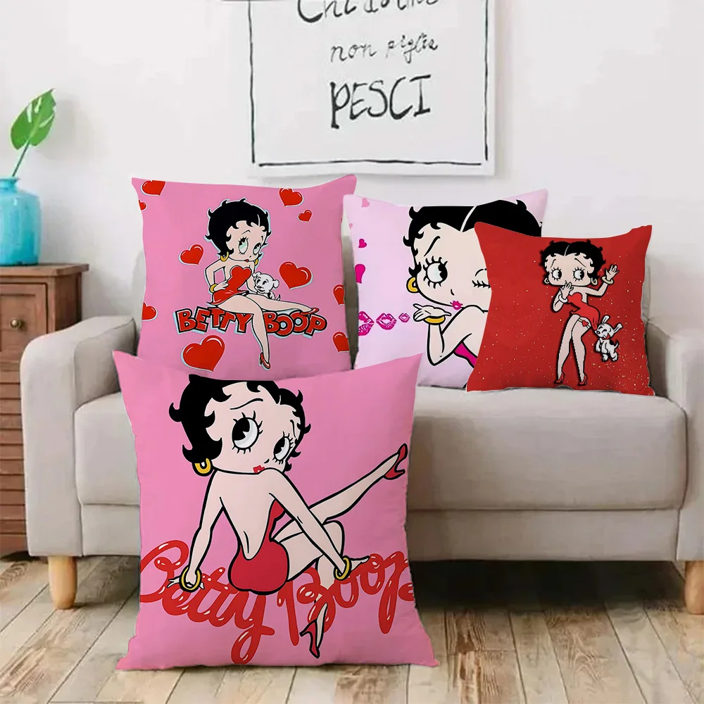 Чехлы на подушки B-Bettys B-BoopS мультяшный диван декоративный домашний двусторонний