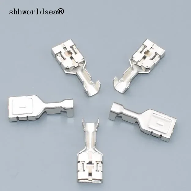 Shhworldsea 30/100/500/1000 шт. автомобильные обжимные клеммы для автоматического розетки