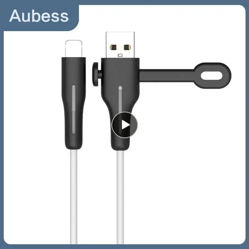 1 ~ 10 шт. идеальная подходящая Пряжка для хранения Защитный чехол для линии передачи данных розовый нескользящий и не спадает от белого провода легко носить с собой