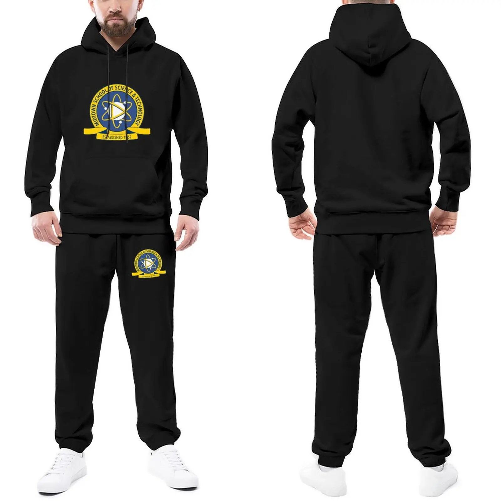 

Midtown School of Science And Technology Trapstar Tracksuits Hooded Suits Cool Jogger Sets Sports Hip Hop Hoody Sweatpant Set