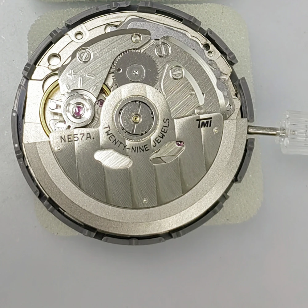 Japan NE57 Movement NE57A Four-Needle Six-Point Calendar Small Second High-Precision Mechanical Movement Replacement