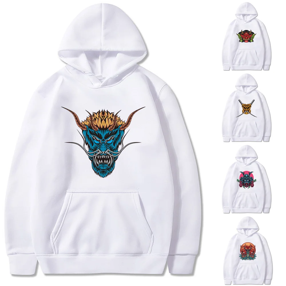 

Men Women Sweatshirts Hoody Ladies Hooded Monster Printed Casual Pullovers Long Sleeve Autumn Winter Men/Female Unisex Clothes