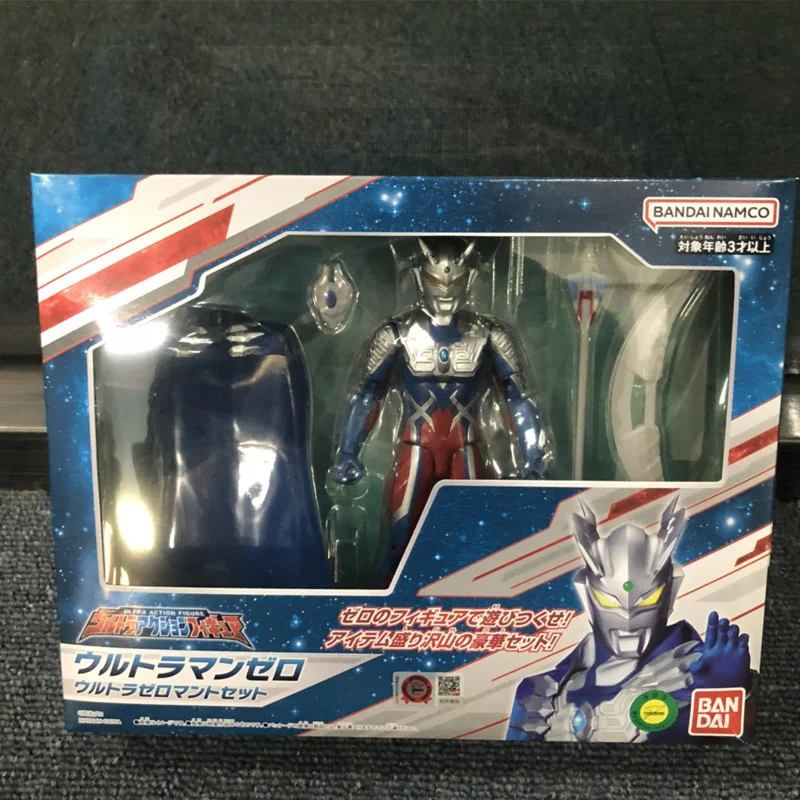 

Bandai Cloak Ultraman Zero Classic Ultraman Hero Set with Weapon Super Mobile Doll Toy Boy Gift