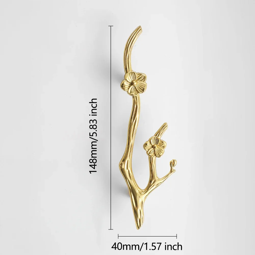 

Латунные цветочные ручки для шкафов