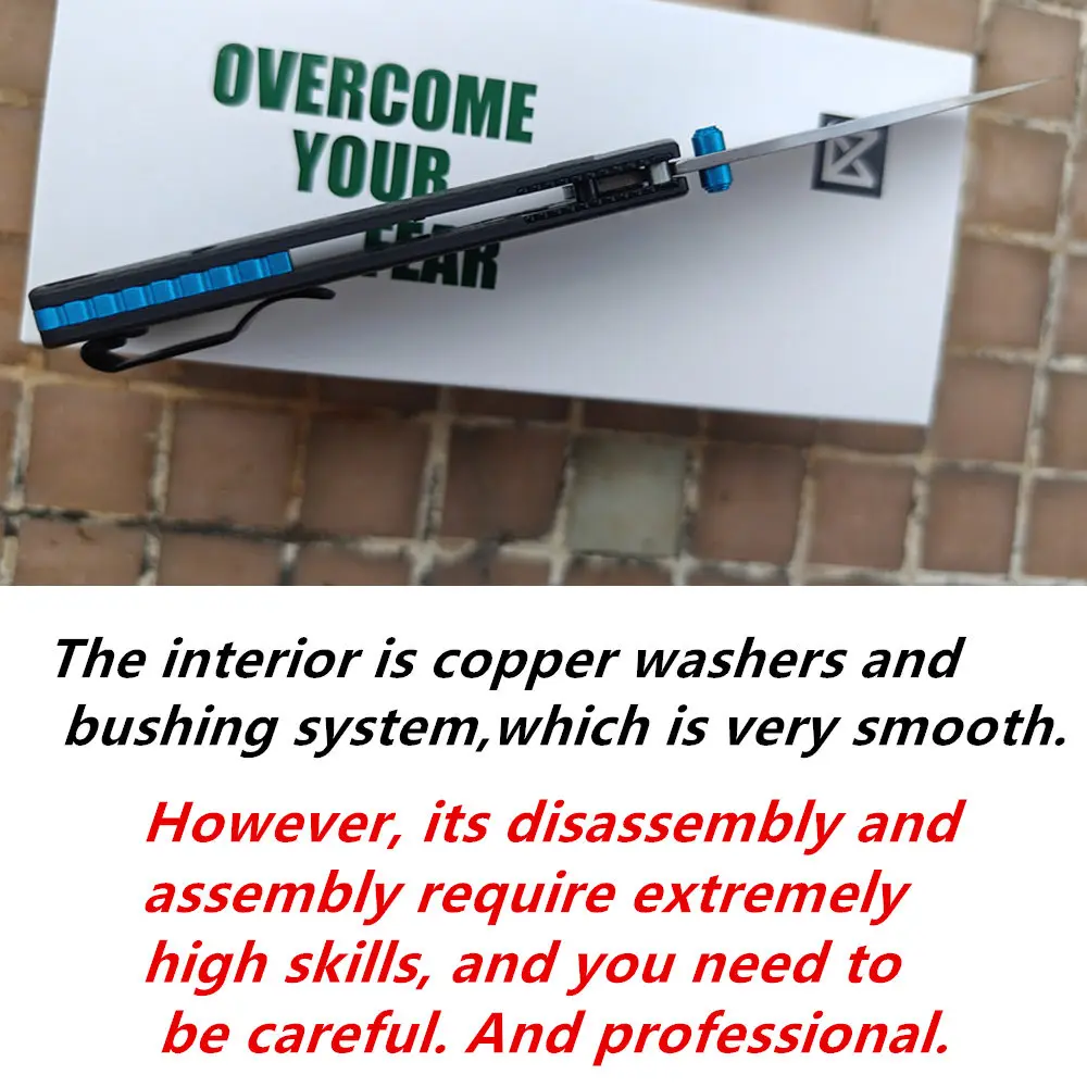 Импортная втулка для ручки из углеродного волокна 3D к карманные медные шайбы