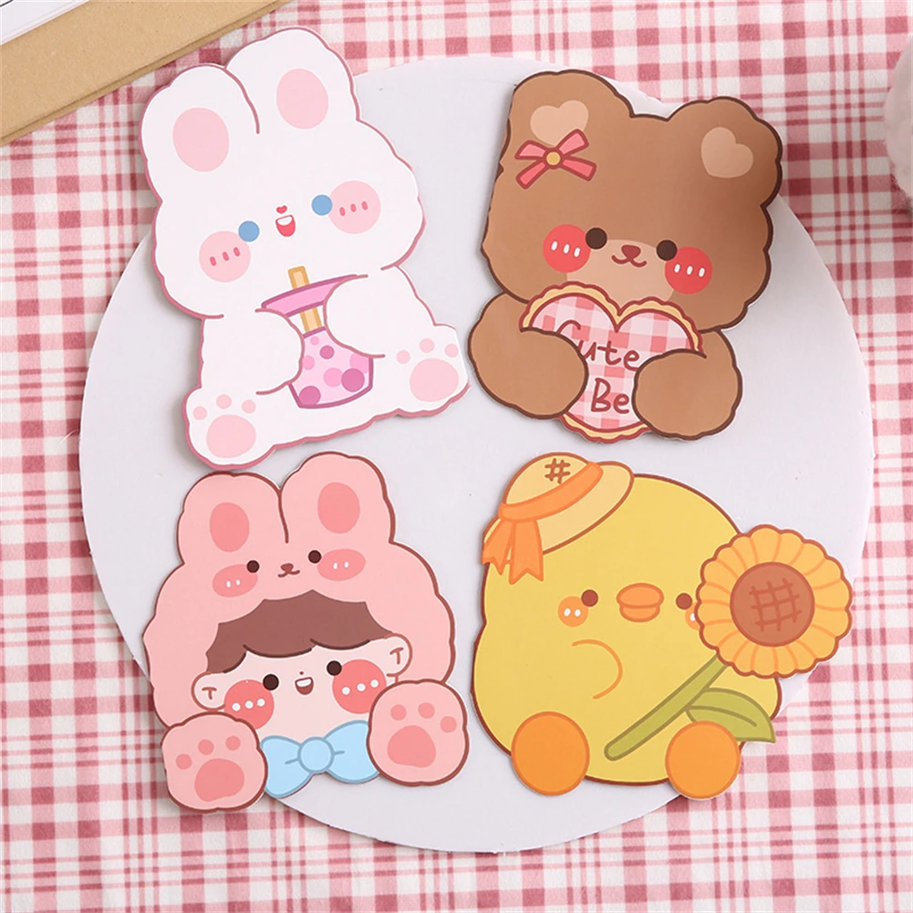 Милая мультяшная поздравительная открытка особой формы креативная простая и