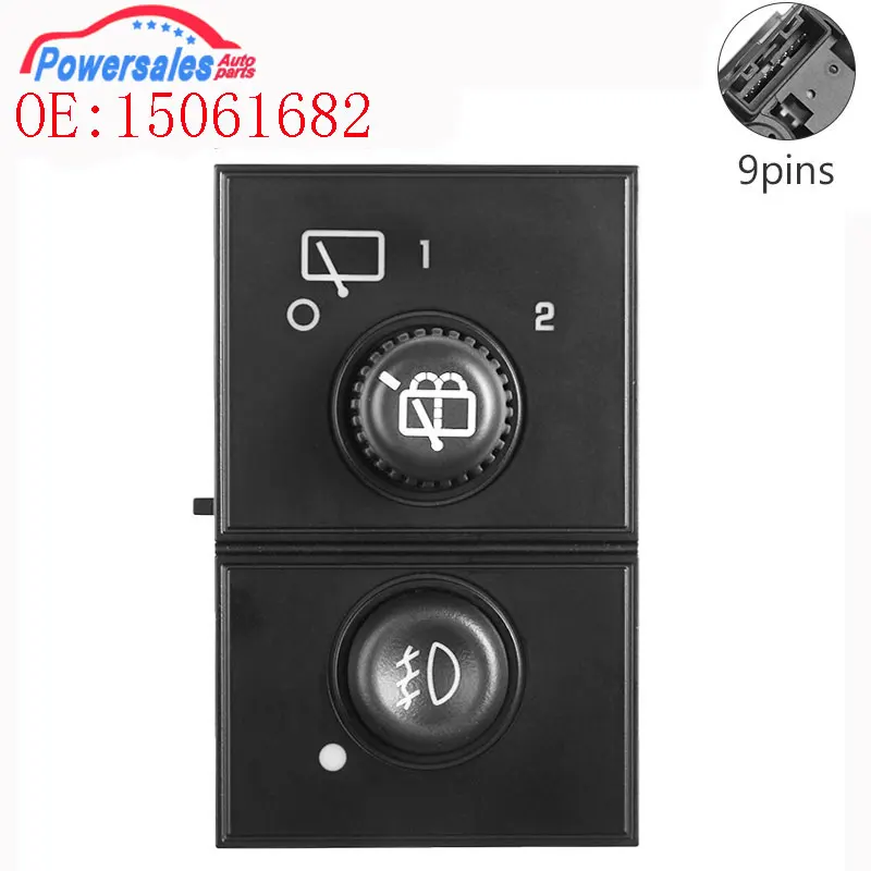 

Новый переключатель управления задним стеклоочистителем противотуманных фар для автомобильных аксессуаров GMC Yukon 2003-2006 гг. 15061682