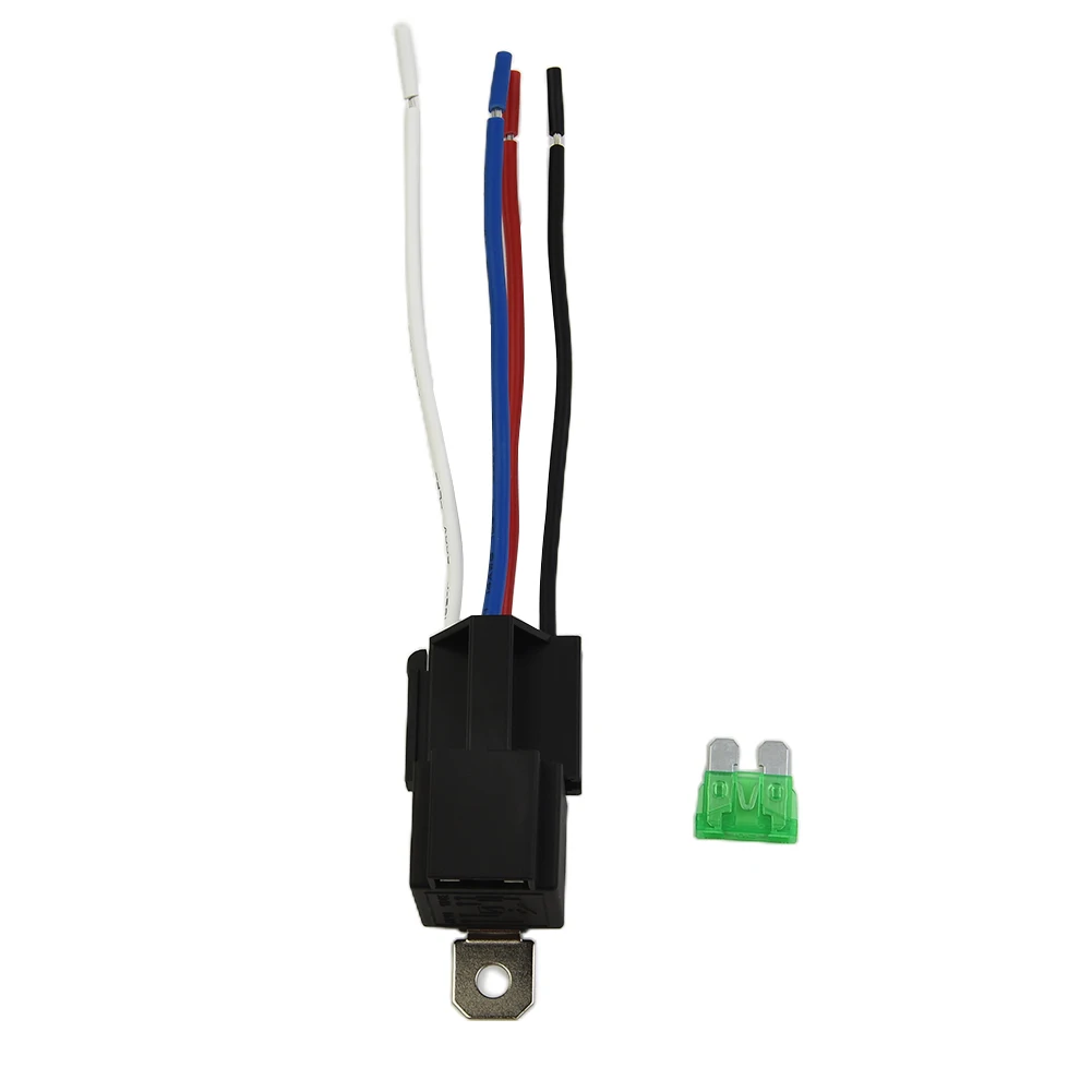 

Долговечное реле, простая в установке, полиамидное надежное реле 12 В, 18AWG, 30 А, 5 контактов с разъемом, сверхпрочное реле для сброса/разрыва