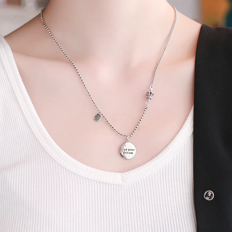 

necklace for women free shipping silver 925 jewelry Vintage Style Lovers' gifts new in fashion Original silver men necklace