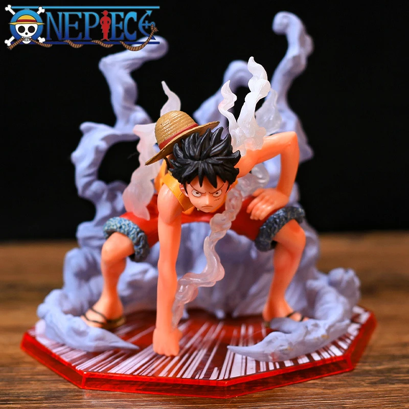 

12cm One Piece Monkey D Luffy Anime Figure Gear Second Super Excitement Manga Statue PVC Action Figurine Collectible Model Toys