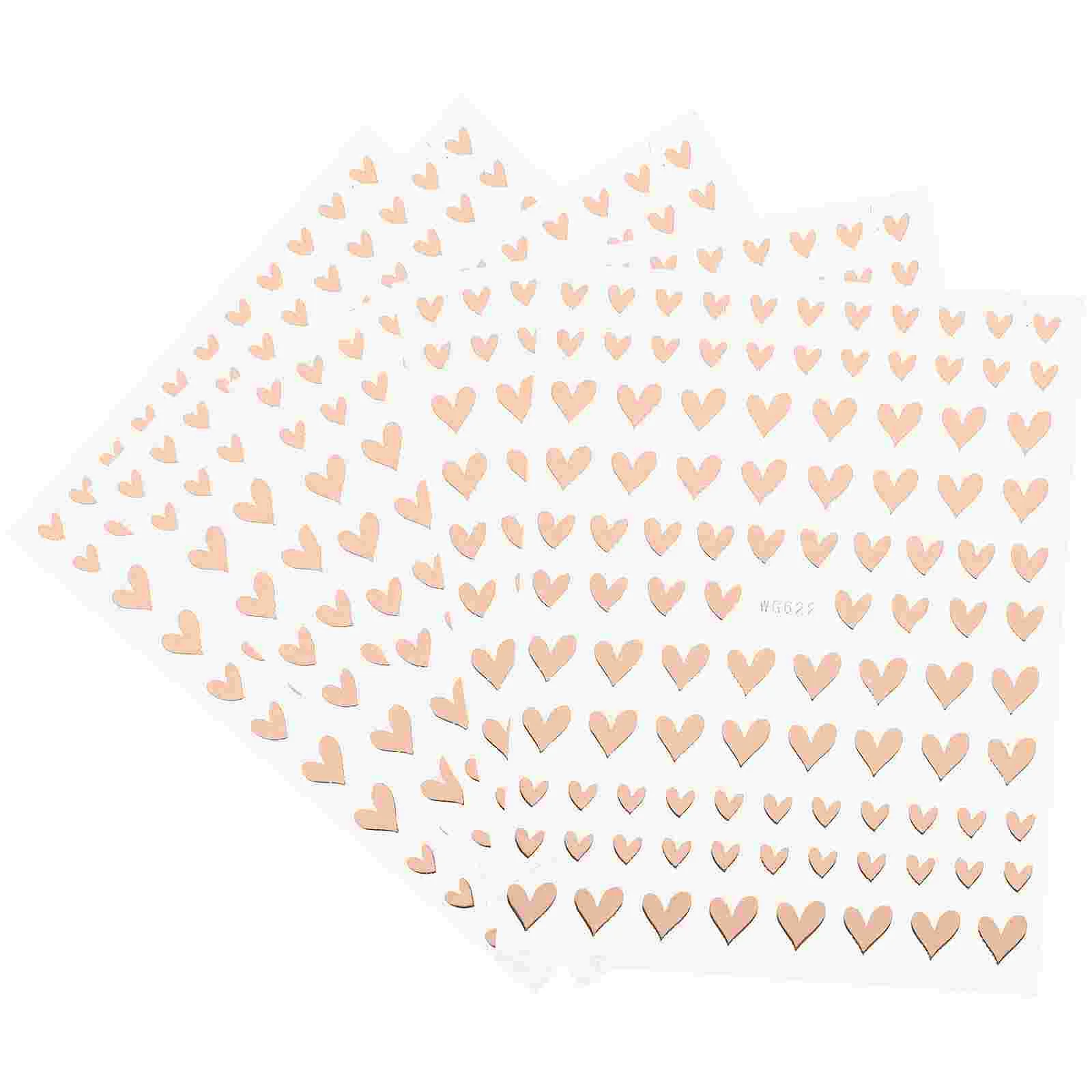 

5 Pcs Gift Bag Holiday Nail Decals Stickers Decorations Decorative Delicate Applique