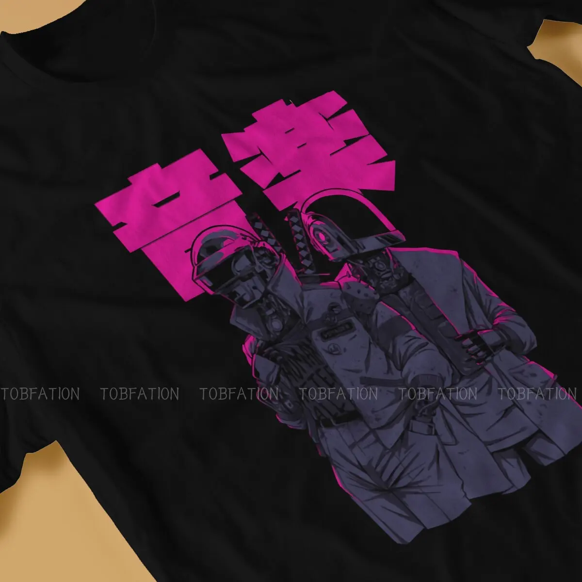 Футболка мужская с принтом в стиле кибер-рок