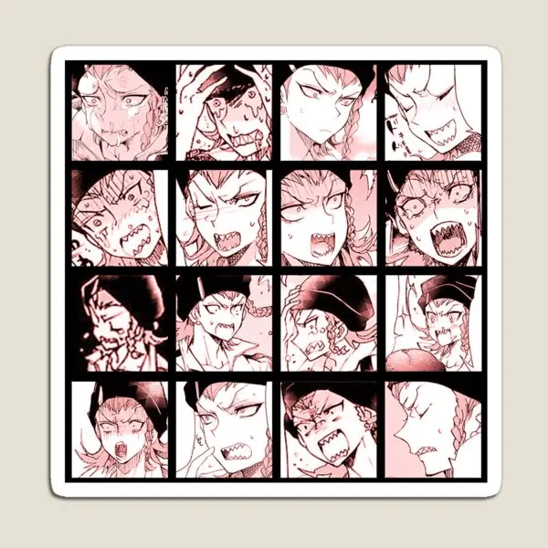 

Коллекция комиксов Kazuichi, цветной магнит, Смешные красочные игрушки, Декор, детские наклейки, магнитный холодильник, домашний держатель