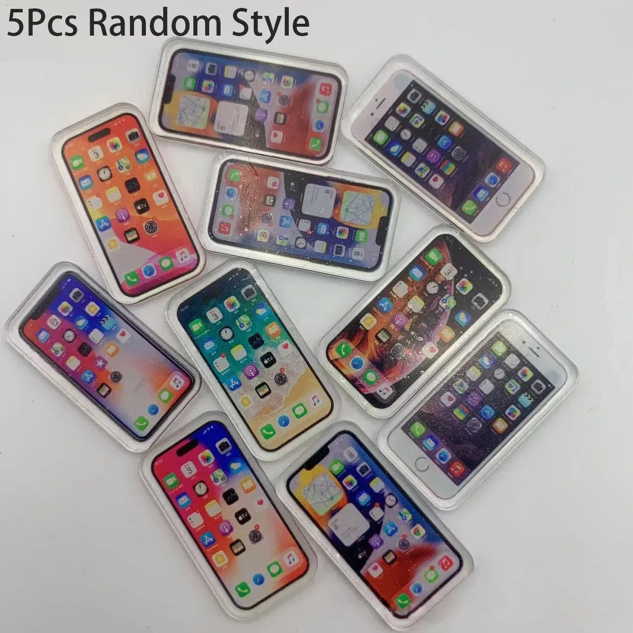 

Миниатюрный мобильный телефон из пластика для кукол OB11