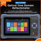 12 в 1 100 км Мини OTDR 1310Нм 2624 дБ волоконно-оптический рефлектометр сенсорный экран VFL OLS OPM карта событий Тестер кабеля Ethernet