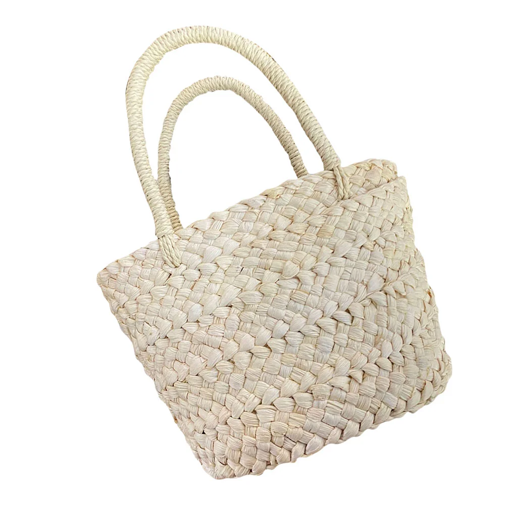 

Shoulder Bag Beach Handbag with Handle Small Clutch Purse Flower Girl Basket for Summer Beach Birthday Favor Gifts