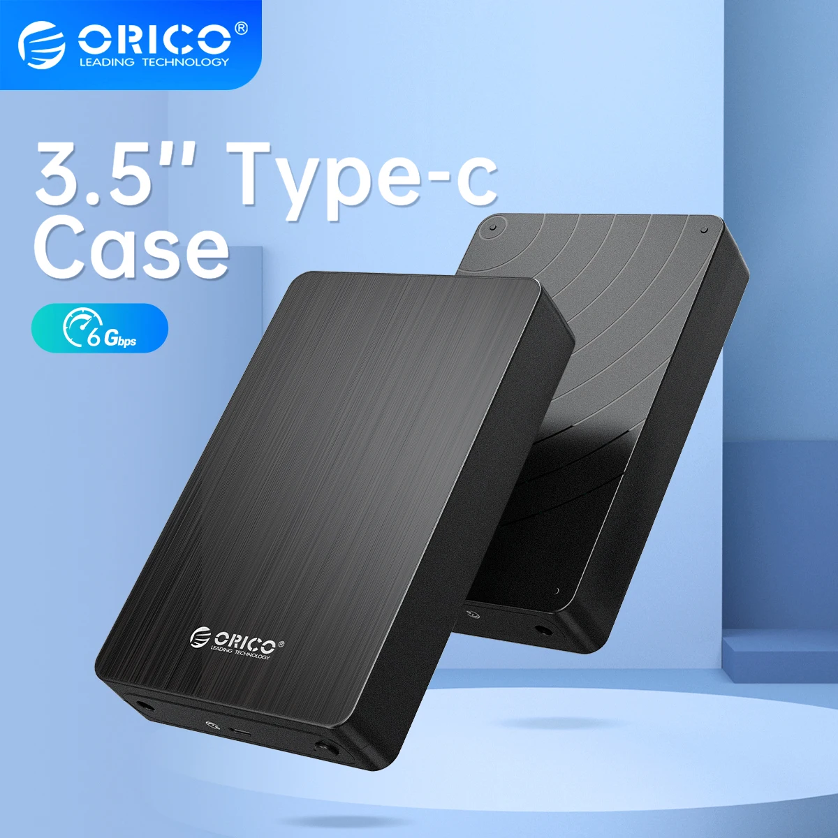 ORICO-carcasa de disco duro externo USB C, carcasa de HDD de 2,5 pulgadas, SATA a USB 3,1, para SSD/HDD de 2,5 pulgadas, compatible con UASP