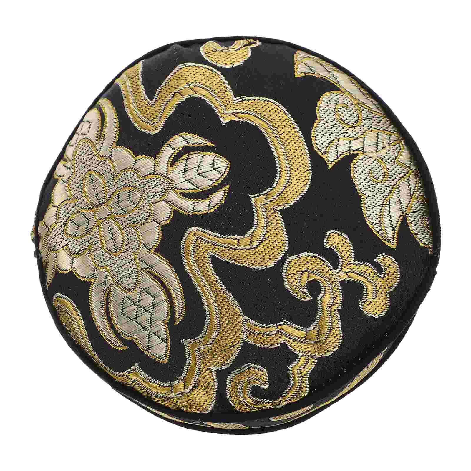 

Wooden Fish Mat Tibetan Singing Bowl Holder Home Supplies Pad Sound Craft Decorative Cushion