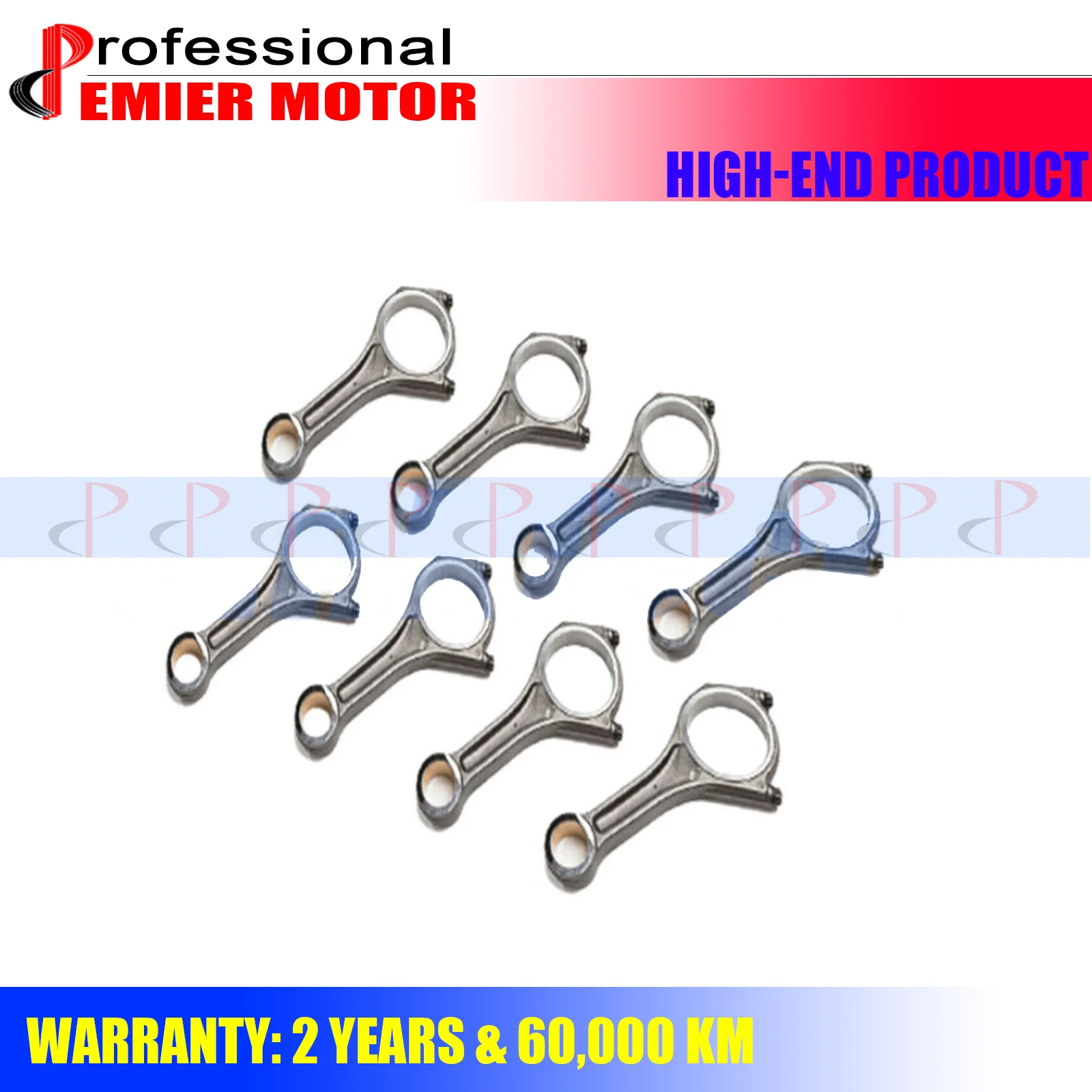 

Demier 8PCS Connecting Rod For Land Rover 448DT TDV8 SDV8 Diesel
