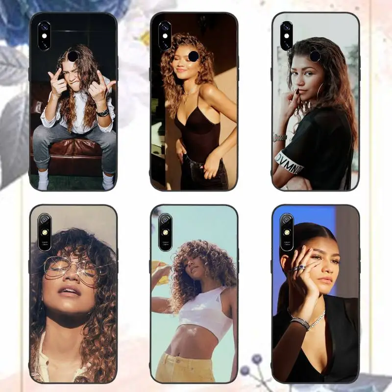 

Zendaya Coleman actor Phone Case For Xiaomi Redmi note 7 8 9 11 i t s 10 A poco f3 x3 pro lite funda shell coque cover