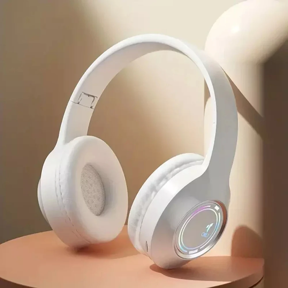 Фото 5,3 Крутая гарнитура M3 Bluetooth-наушники Складная светящаяся карта Вставка Стерео звук Длительный срок службы батареи Esports Низкая задержка №5
