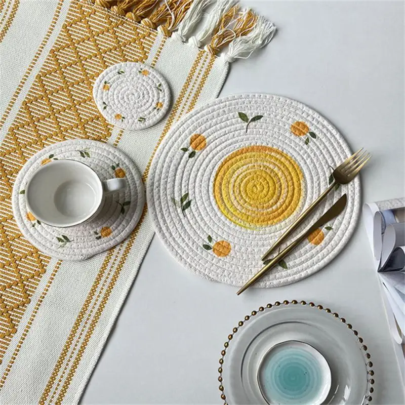 

Коврик для тарелок, простой изоляционный коврик, декоративный коврик для стола, подставка под тарелку, домашний коврик для посуды, товары для дома