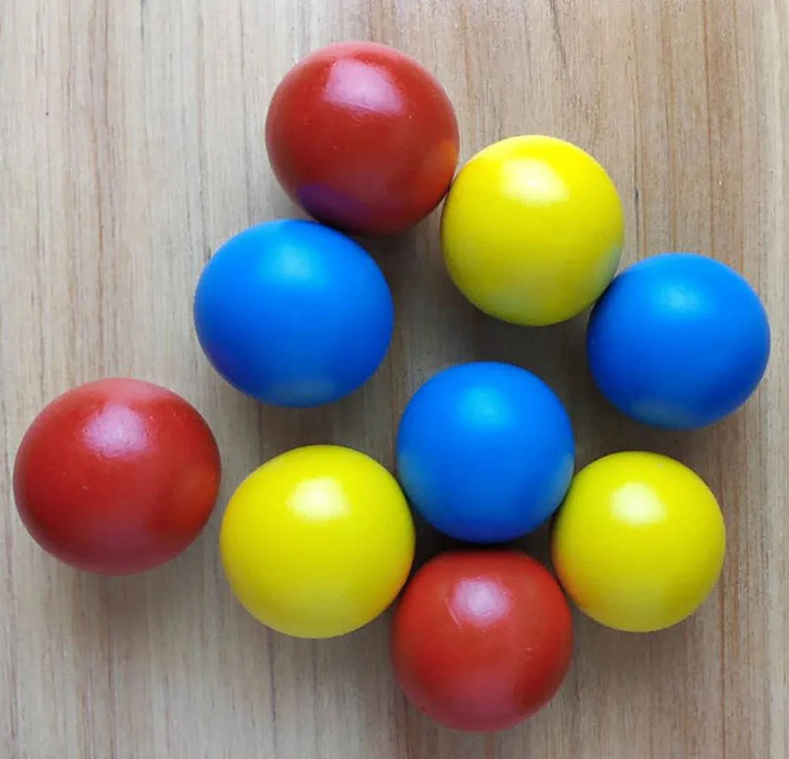 Шарики из массива дерева без отверстий диаметр 50 мм 60