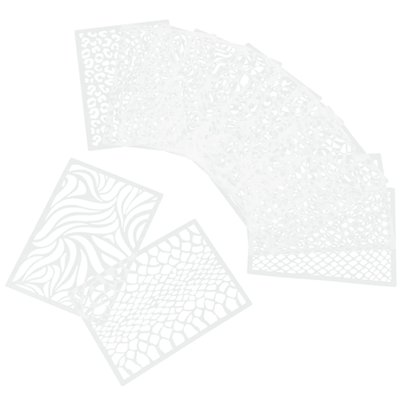 

12Pcs Spray Stencils Hollow Templates Reusable Template Drawing Stencils