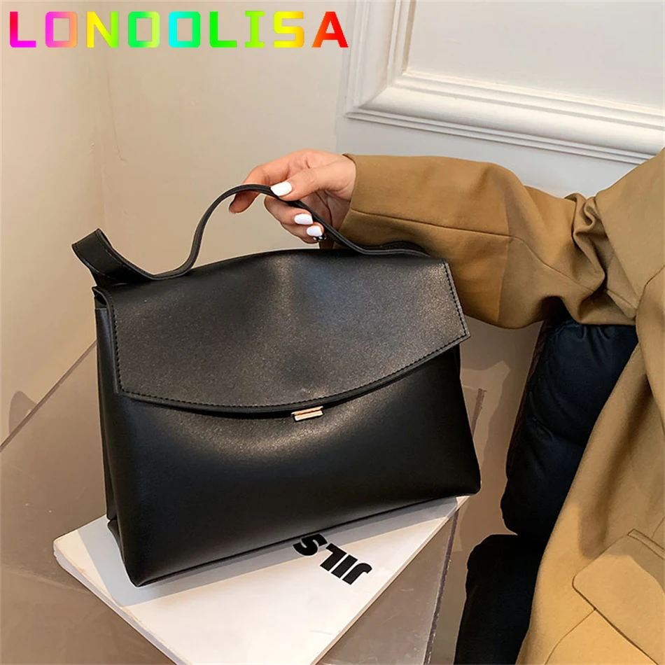 

Vintage Female Tote Bag 2022 New High Quality PU Leather Women's Designer Handbag Purse Large Capacity Shoulder Messenger Bags