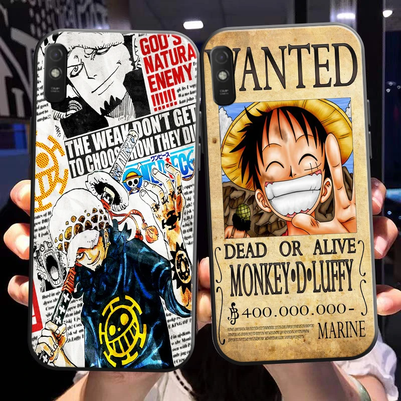 

One Piece Comics For Xiaomi Redmi 9A Phone Case For Redmi 9AT Case Silicone Cover Liquid Silicon Soft Back Funda Coque