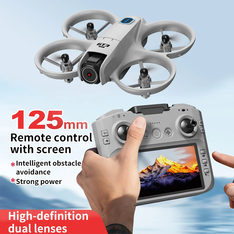 Фото GT3 MAX Мини-дрон 5G 8K GPS HD Аэрофотосъемка Двойные камеры Квадрокоптер с динамическим освещением Оптический поток БПЛА Игрушки Подарки №2