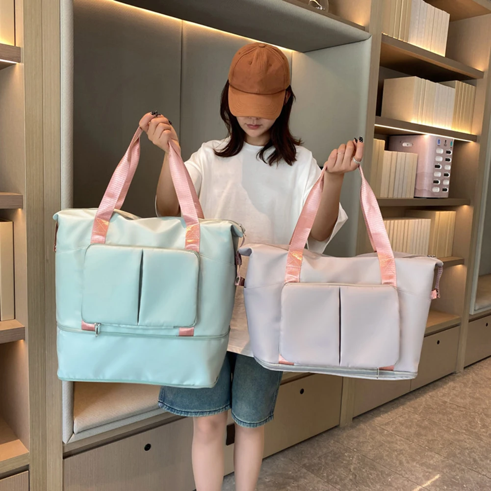 

Новые женские сумки для тренажерного зала, вместительная тренировочная сумка для фитнеса, водонепроницаемая многофункциональная износостойкая Складная для путешествий и отпуска