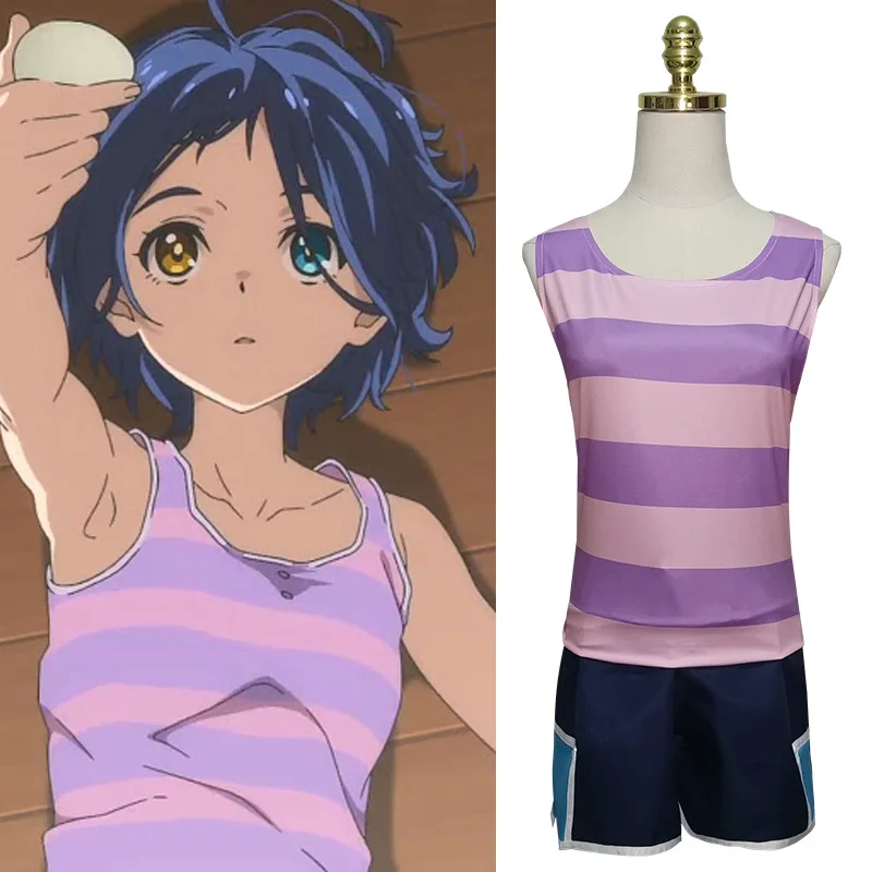 

Пижама для косплея Ohto Ai в стиле аниме чудо-яйцо, комплект из жилета и шорт для взрослых, летняя спортивная одежда для мужчин и женщин