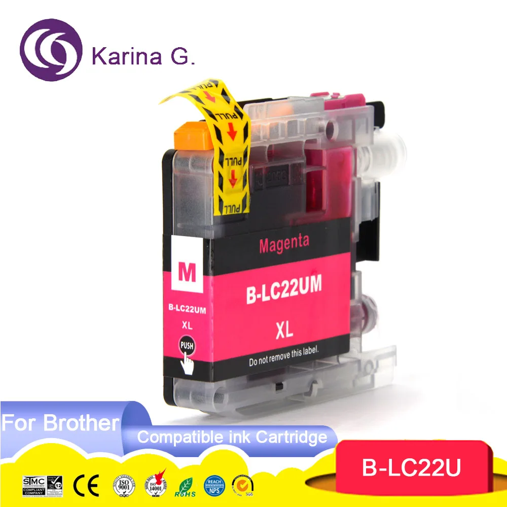 Чернильный картридж для Brother LC22U LC 22U 22UXL 4 шт.