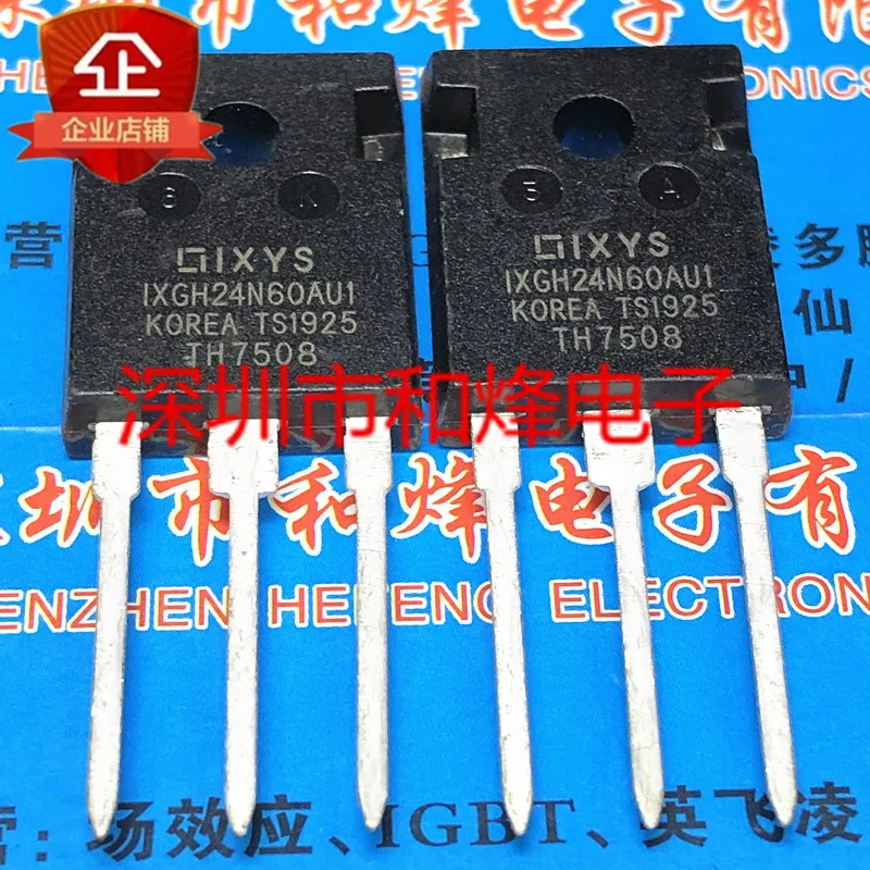 

5PCS-10PCS IXGH24N60AU1 TO-247 600V 24A NEW AND ORIGINAL ON STOCK