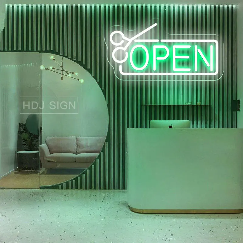 Индивидуальная неоновая вывеска для парикмахерской магазина по уходу за
