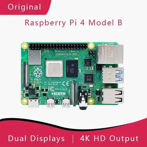 Стартовый комплект Raspberry Pi 4 (корпус + вентилятор + SD-карта + блок питания + микрокабель) Плата Pi 4B ОЗУ 8 ГБ 4 ГБ 2 ГБ более 3B+