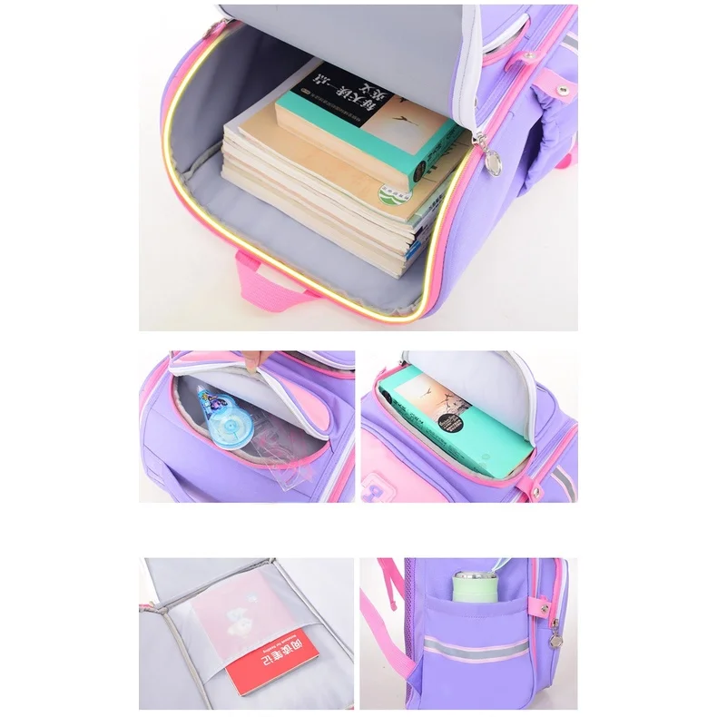 New British Style Primary School Students Backpacks for Children Grade 1-3-6 Simple Large Capacity Boys Girls Schoolbags 2022