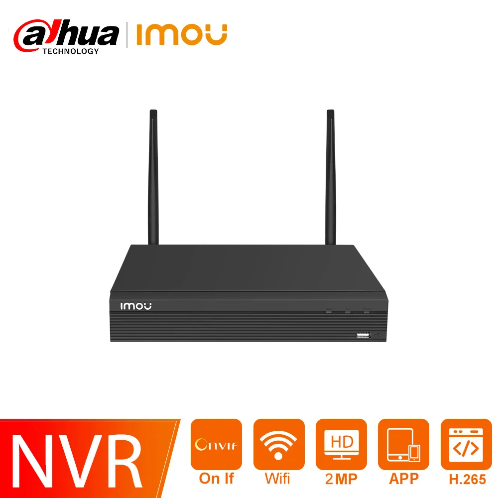 

Сетевой видеорегистратор IMOU Dahua 4K HD NVR H.265, IP-камера ONVIF для домашней системы видеонаблюдения, охранная система наблюдения
