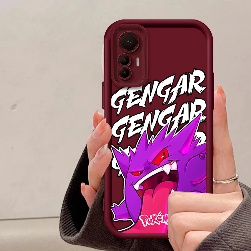 Мультяшный чехол для телефона P-Pokemons G-gencigar Eye лестница Xiaomi MI 14 12T 11 Lite Poco M3 X5 X4 F5 F4 F3 F2