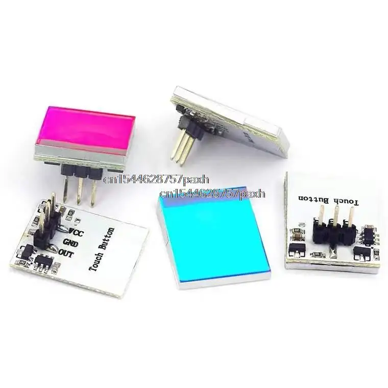 Сине-красный зеленый цвет емкостный сенсорный переключатель модуль кнопки от 2 7