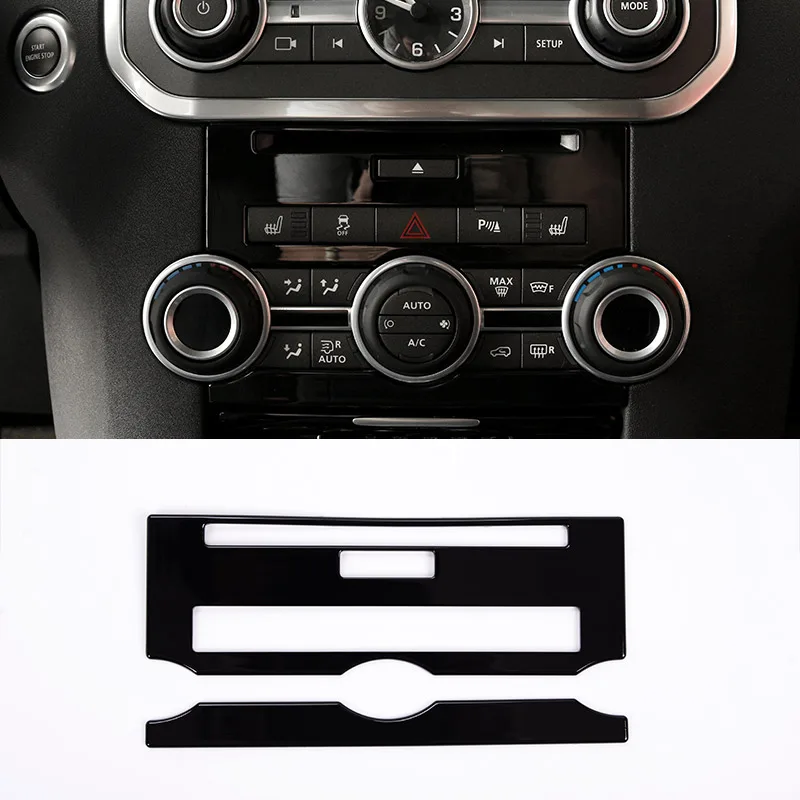 Для 2010-2016 Land Rover Discovery 4 LR4 ABS черные автомобильные внутренние и внешние декоративные наклейки декоративные аксессуары