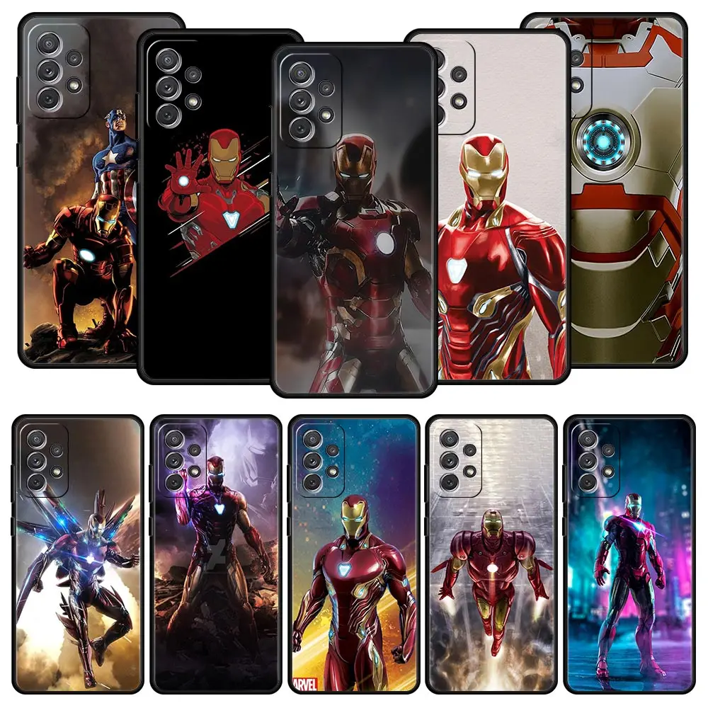 

Cover Case for Samsung Galaxy A12 A51 A32 A42 A21s A71 A52 A72 A53 A73 A10 A20 A30 A50 A70 A90 Capa Cell Casing Coque Iron Man