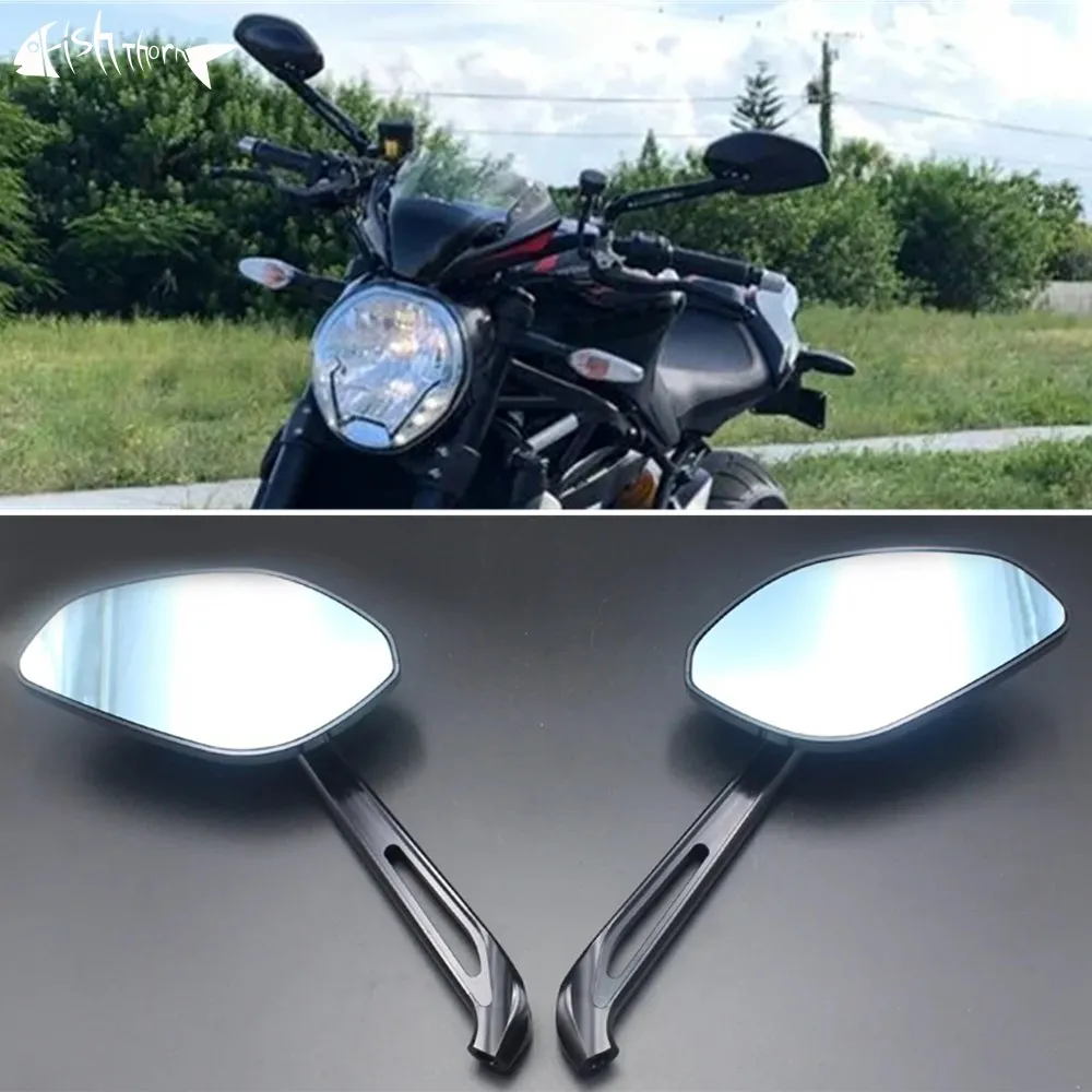 Боковое зеркало мотоцикла с ЧПУ заднего вида для DUCATI Multistrada 1200 Enduro Xdiavel Monster S 821
